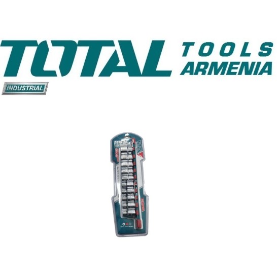 Socket set, 1/2, sockets 10 - 24 mm