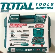Socket set 1/2" 20 pieces