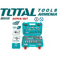 Tool set 1/2" 62 pieces