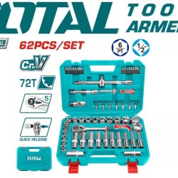Tool set 1/2" 62 pieces