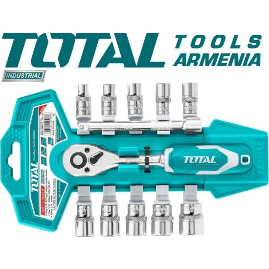 12 pcs 1/4" socket set