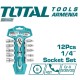 12 pcs 1/4" socket set 12 pcs 1/4" socket set