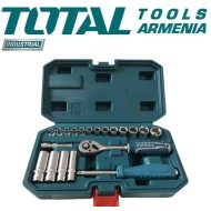 Socket set 1/4" 20 pieces