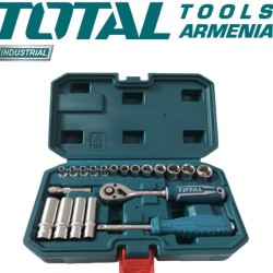 Socket set 1/4" 20 pieces
