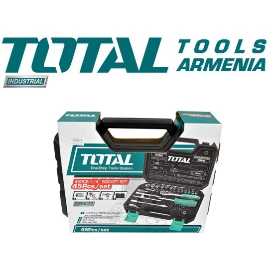 Tool set, 1/4" 45 pcs Tool set, 1/4" 45 pcs