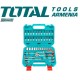 Tool set, 1/4" 46 pcs Tool set, 1/4" 46 pcs