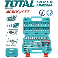 Tool set, 1/4" 46 pcs