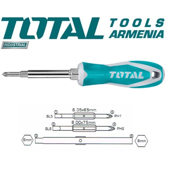 6 in 1 screwdriver set