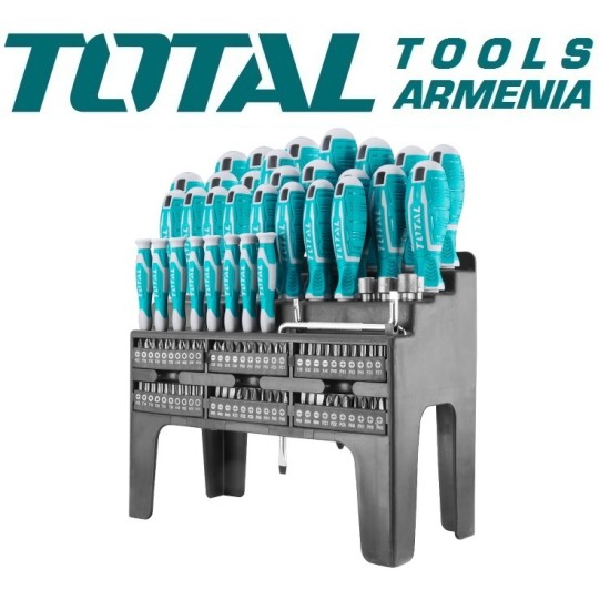 Screwdriver set with bits 100 pcs. Screwdriver set with bits 100 pcs.