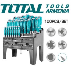 Screwdriver set with bits 100 pcs.