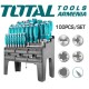 Screwdriver set with bits 100 pcs. Screwdriver set with bits 100 pcs.