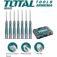 Precision screwdriver set 7 pcs. 