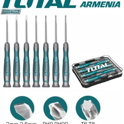 Precision screwdriver set 7 pcs. 