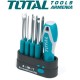 Screwdriver with replaceable bits 9 pcs. Screwdriver with replaceable bits 9 pcs.