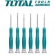 Precision screwdriver set 6 pcs. 