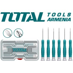 Precision screwdriver set 6 pcs. 