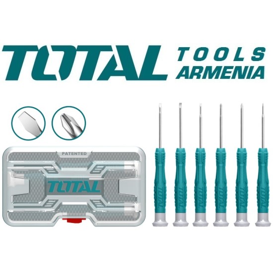 Precision screwdriver set 6 pcs. Precision screwdriver set 6 pcs.