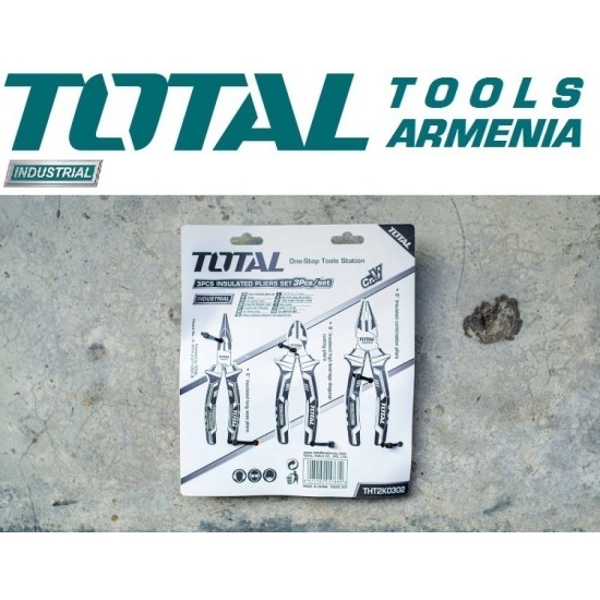 Set of insulated pliers 1000V 3pcs