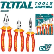 Set of insulated pliers 1000V 3pcs
