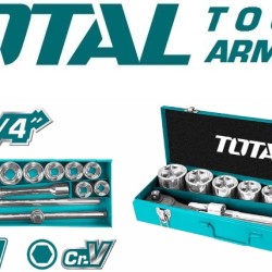 Socket set 3/4" 15 pcs