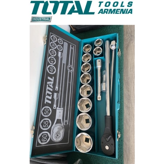 Socket set 3/4" 15 pcs Socket set 3/4" 15 pcs