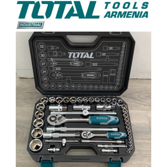Tool set 1/2" 1/4" 44 pieces Tool set 1/2" 1/4" 44 pieces