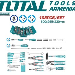 Tool set in a box 108 pieces