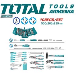 Tool set in a box 108 pieces