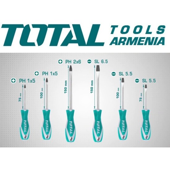 Screwdriver Set - 6 Pcs Screwdriver Set - 6 Pcs