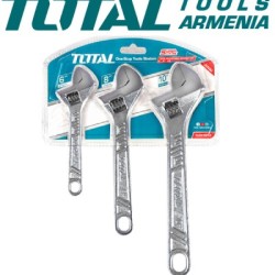 Adjustable wrench set 3pcs