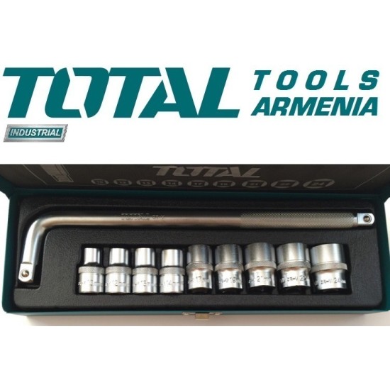Socket set 1/2" 10 pcs