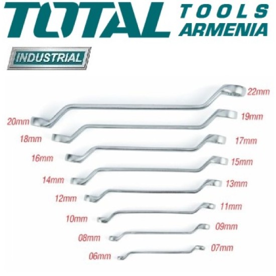 Set of spanner wrenches 8 pcs. Set of spanner wrenches 8 pcs.