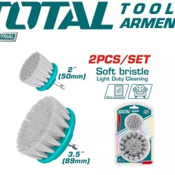 Set of soft brush nozzels 2 pcs.