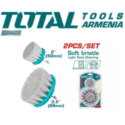 Set of soft brush nozzels 2 pcs.