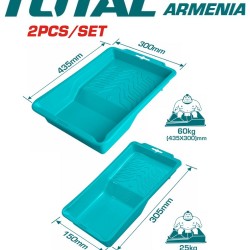 Paint roller tray set 2pcs