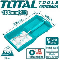 Set of roller brush 6in1