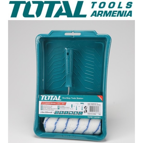 Set of roller brush 3in1