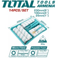 Set of roller brush 14in1