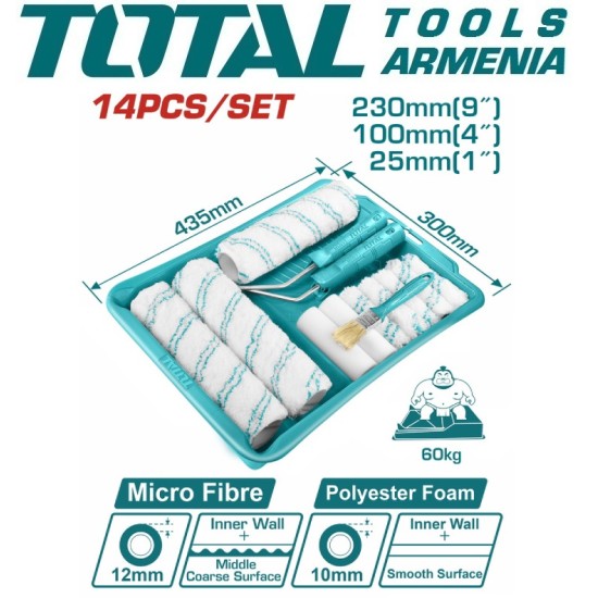 Set of roller brush 14in1 Set of roller brush 14in1