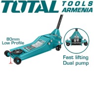 Hydraulic rolling jack 3t