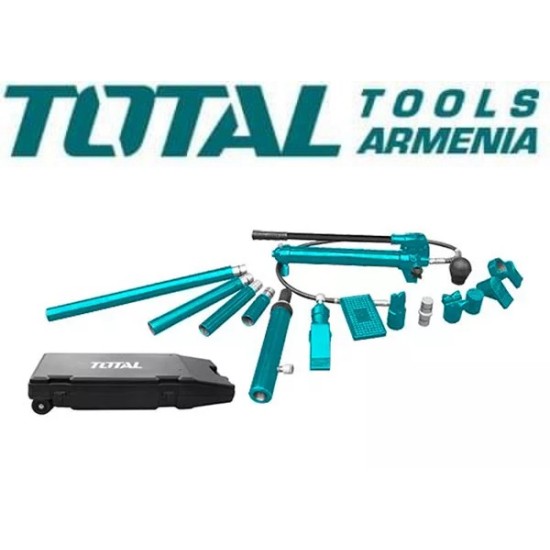 Portable hydraulic body repair set Portable hydraulic body repair set