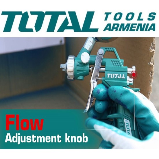 Paint spray gun with top tank Paint spray gun with top tank