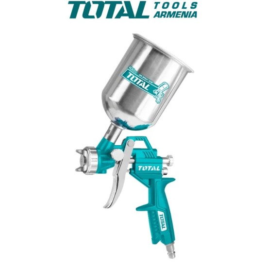 Paint spray gun with top tank Paint spray gun with top tank
