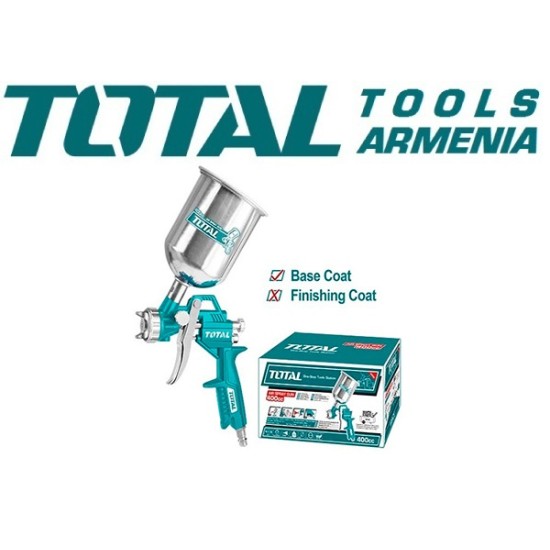 Paint spray gun with top tank Paint spray gun with top tank
