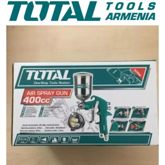 Paint spray gun with top tank Paint spray gun with top tank