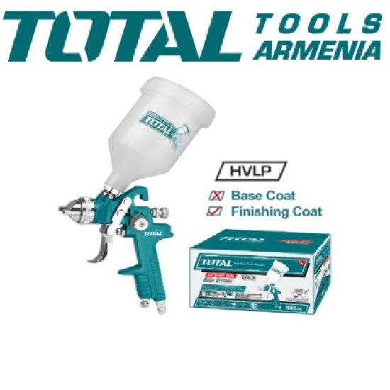Paint spray gun with top tank Paint spray gun with top tank