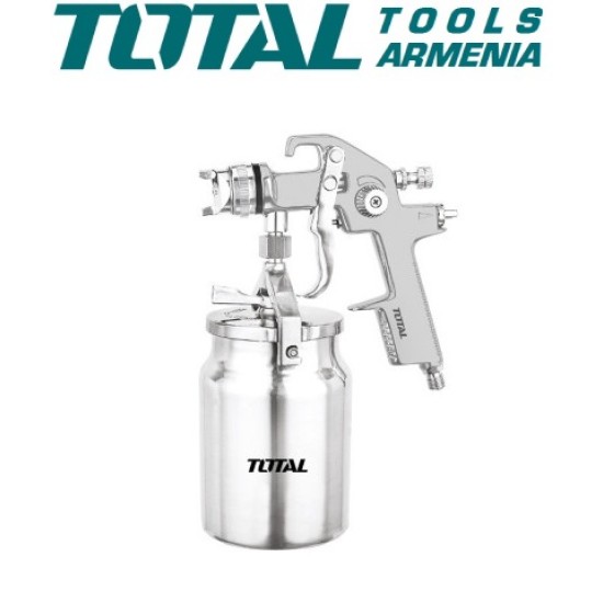 Spray gun with bottom tank Spray gun with bottom tank