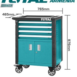 Roller cabinet 4 drawers