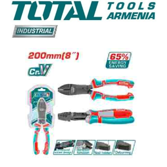 Compound action diagonal cutting pliers Compound action diagonal cutting pliers