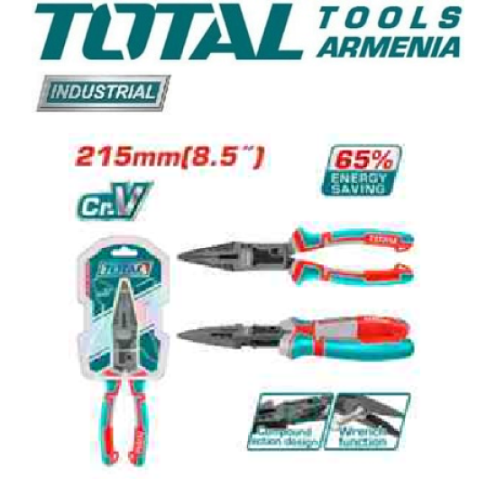 Compound action long nose pliers Compound action long nose pliers
